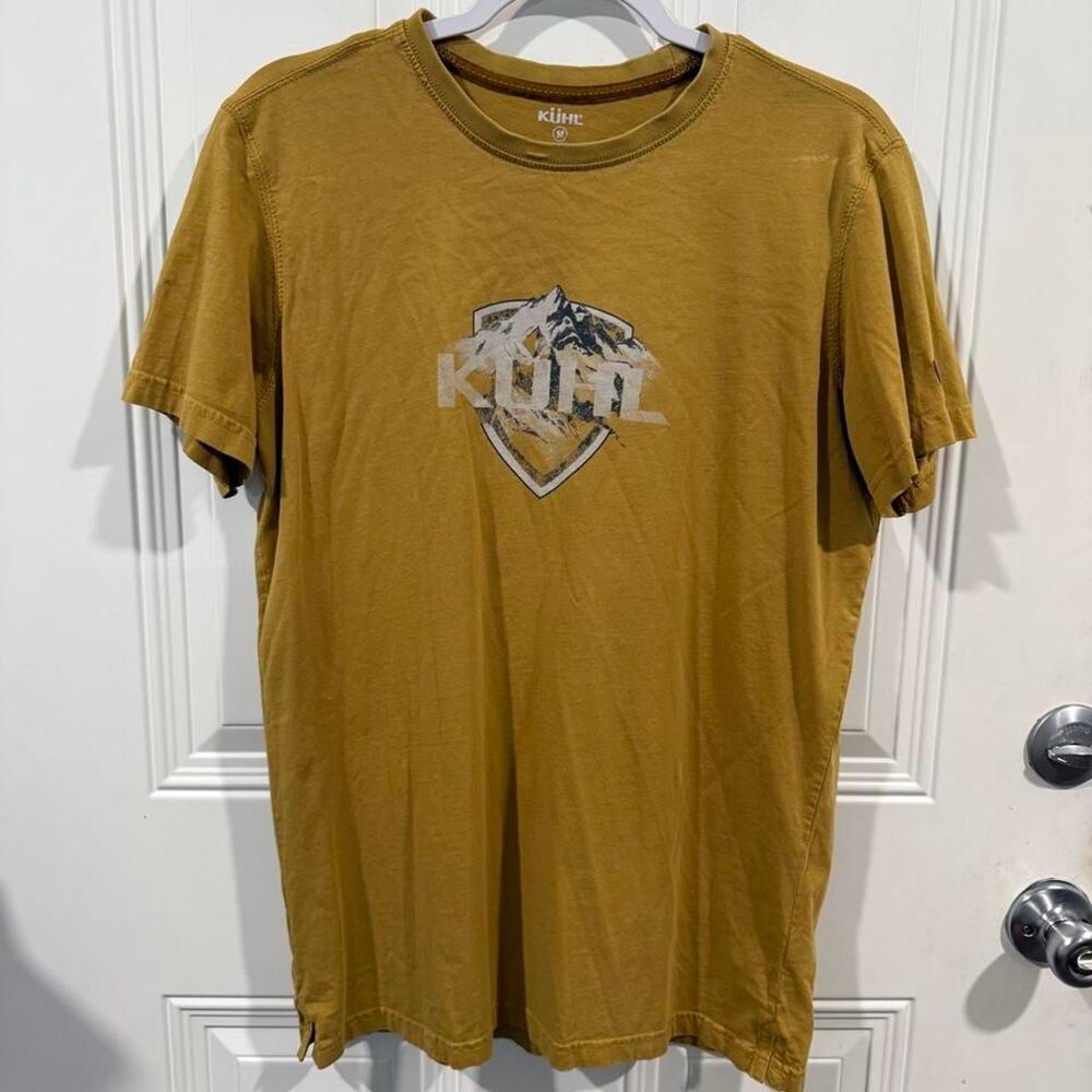 Kuhl Men's Yellow and Gold T-shirt